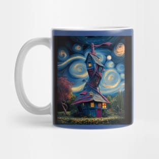 Starry Night Over The Burrow Mug